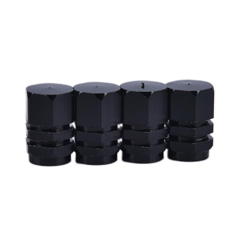 4Pcs Bolt-In Aluminum Valve Caps Car Wheel Tires Valves Tyre Stem Air Caps