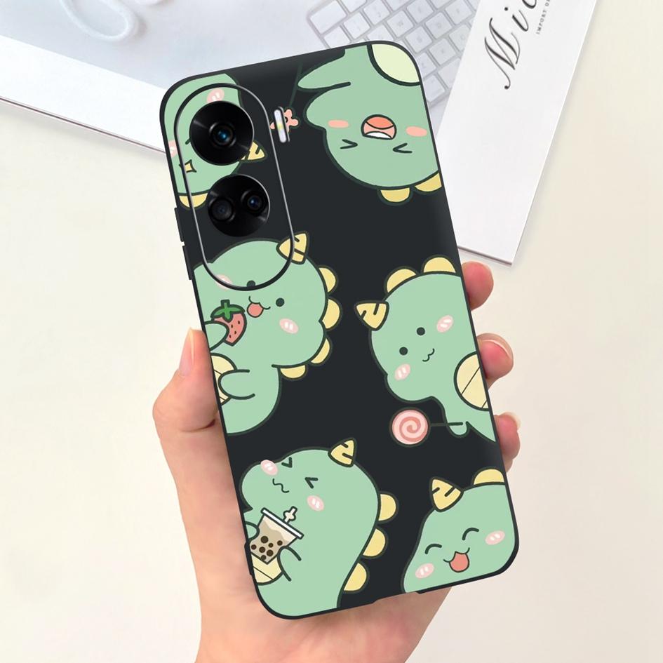 For Cover Honor 90 Lite Phone Case CRT-NX1 Fashion Butterfly Cartoon Slim TPU Soft Silicone Back Cover For Honor 90Lite 5G Funda