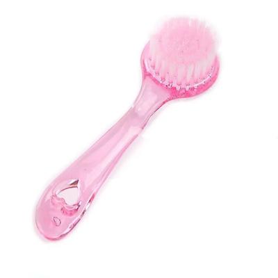 Cepillo de limpieza facial exfoliante de plástico no eléctrico, cepillo de limpieza facial, cepillo de cerdas suaves para fregar