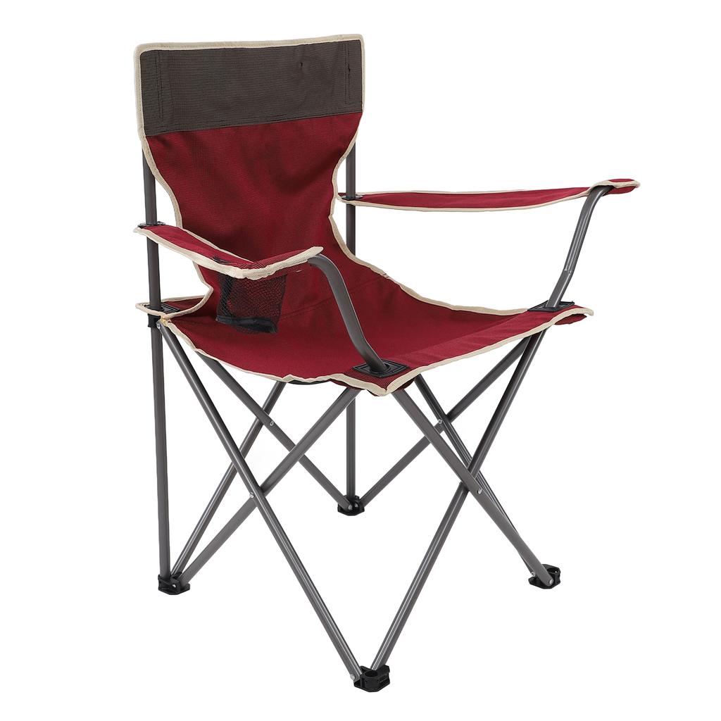 Outdoor-Klappstühle Oxford-Stoff Tragbarer Stuhl mit Aufbewahrungstasche für Wandern Camping Picknick