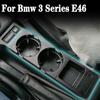 Fit For Bmw 3 Series E46 323i 318I 320I 98-06 Car Center Console Water Cup Holder Beverage Bottle Holder Coin Tray