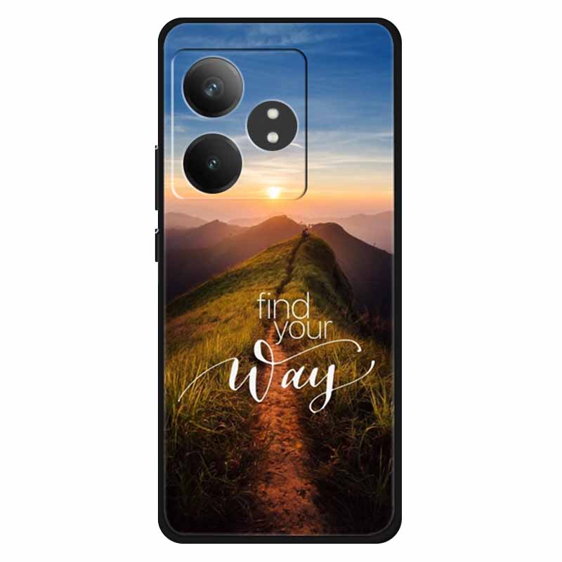 Funda For Realme GT 6T / GT 6 Cases Silicone Planet Painted TPU Soft Phone Back Cover For RMX3853 Protective Coque RMX3851  GT 6