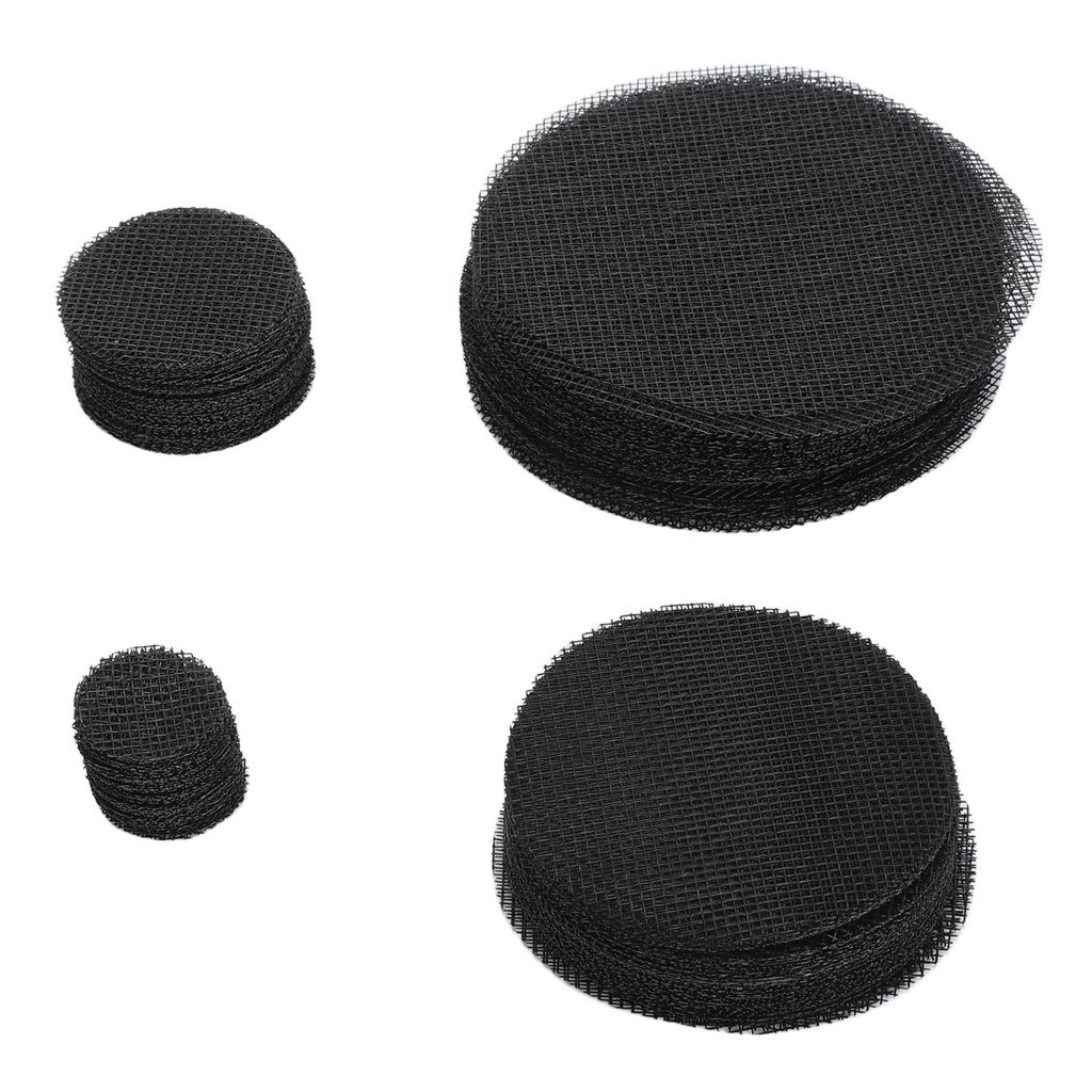 400pcs Flower Pot Grid Pad PP Breathable Drainage Round Bottom Grid Mat Prevent Soil Loss for