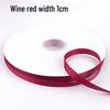 1cm High-Density Silk Ribbon for DIY Bows, Gift Wrapping, Cake Decoration, and Flower Bouquets