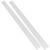 2 Stuks Acryl Bakliniaal Deeg Dikte Gids Koekjes Egaliseergereedschap Deegroller Metgezel voor Consistente Taartbodem