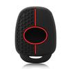 Silicone Remote Key Case Fob Shell Cover for Toyota Aqua Ractis Vitz RAV4 HiAce Land Cruiser Skin Holder 2 Button 2010-2019