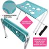 Pet Grooming Hammock Stand Foldable Cat Dog Bath Rack Breathable Mesh Grooming Support Table for Small Pets