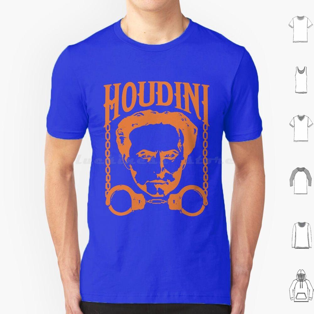 Harry Houdini Magician Harry Houdini Retro Vintage Las Vegas Circus Freak Magic Tricks T Shirt 6xl Cotton Cool Tee Houdini