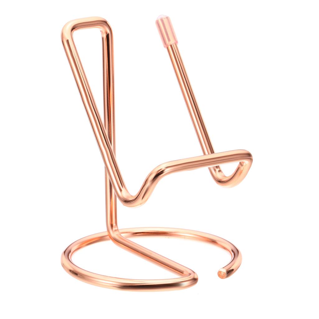 Metal Business Card Holder Desk Bracket Cards Organizer Fashion Office Desktop Business Cards Display Holder Card Storage Folder