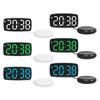 Digital Desk Clock with USB Charging Adjustable Brightness Snooze Function and Vibration Alarm for Heavy Sleepers
