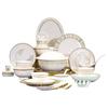 Moda Lanca 39-Piece Chinese Ceramic Dinnerware Set for 8