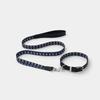Luxury INS Style Dog Collar Leash Set Soft Webbing With Genuine Leather Small Medium Large Dogs