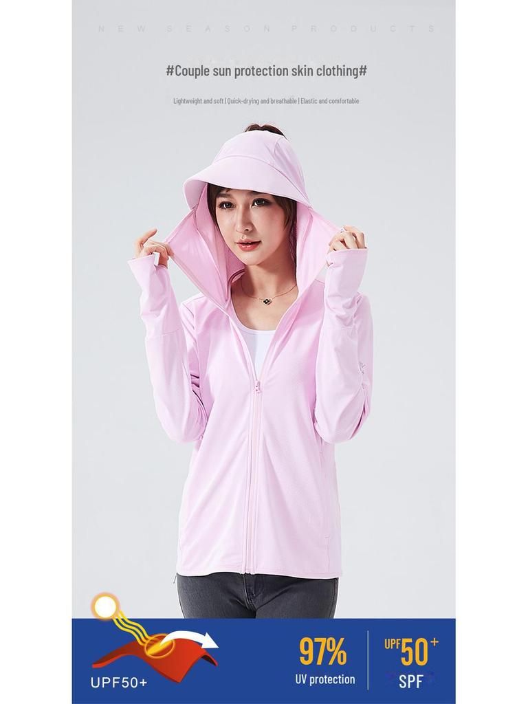 Herre UPF50 Pustende Solbeskyttelse Fiske- og Sykkelhatt med Ansiktsdeksel