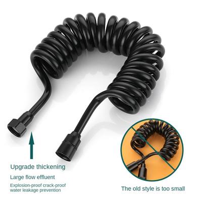 1,5/2/3 Metra Styl Linii Telefonicznej Sprężysty Wąż Prysznicowy Elastyczny Duży Przepływ Słuchawka Prysznicowa Rura Łącząca Wysuwana Anti-wrap