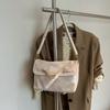 2025 Spring and Summer New Bag Cover High Value Leather Sense Solid Color Large Capacity Texture Envelope Single Shoulder Oblique Span Bag Women