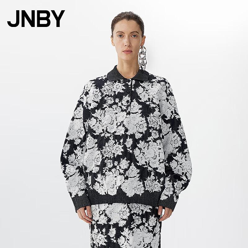 

JNBY 2025 Spring Turn-down Collar Knit Sweater M