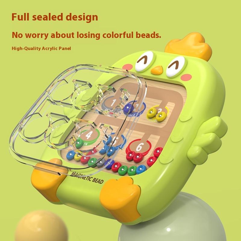 Chicken magnetic brush drawing board, baby logical thinking exercise, children's educational toys, focusing on children's mental development