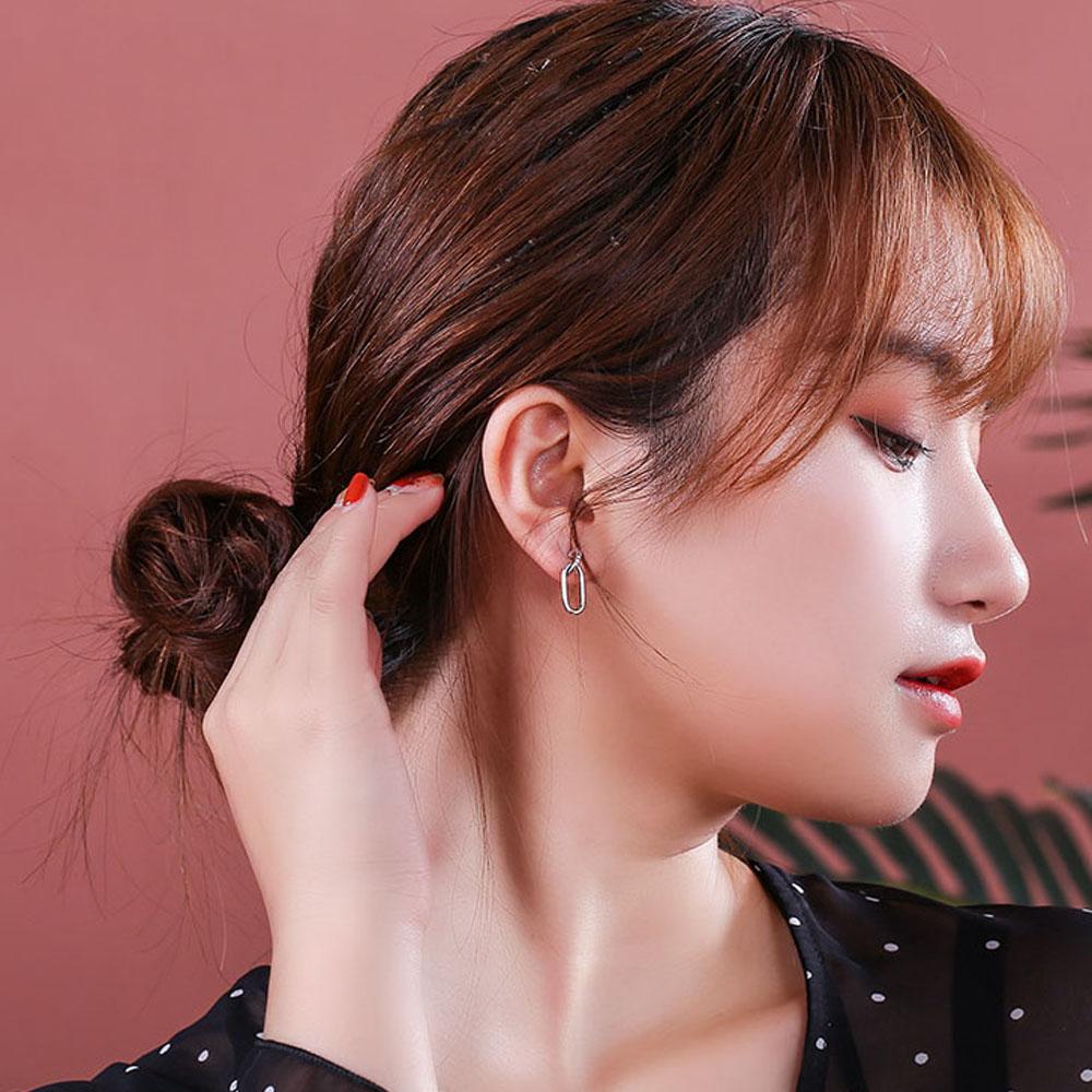 Trendy Personality Geometric Minimalist Circle Women Gift Fashion Jewelry Dangle Earrings Ear Studs