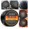 Gel ondulado 360 para controle de frizz, sevich, forte fixação, creme nutritivo para couro cabeludo, natural, anti-perda de cabelo, argila, pomada para homens negros africanos