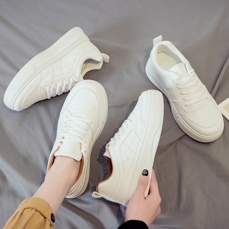 2025 Spring New Little White Shoes Women's Breathable Versatile Sports and Leisure Dad Shoes