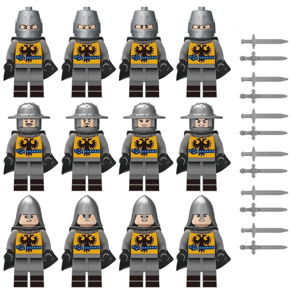 Medieval Soldier Knight Legion Figure Building Blocks Children's Assembly Toys