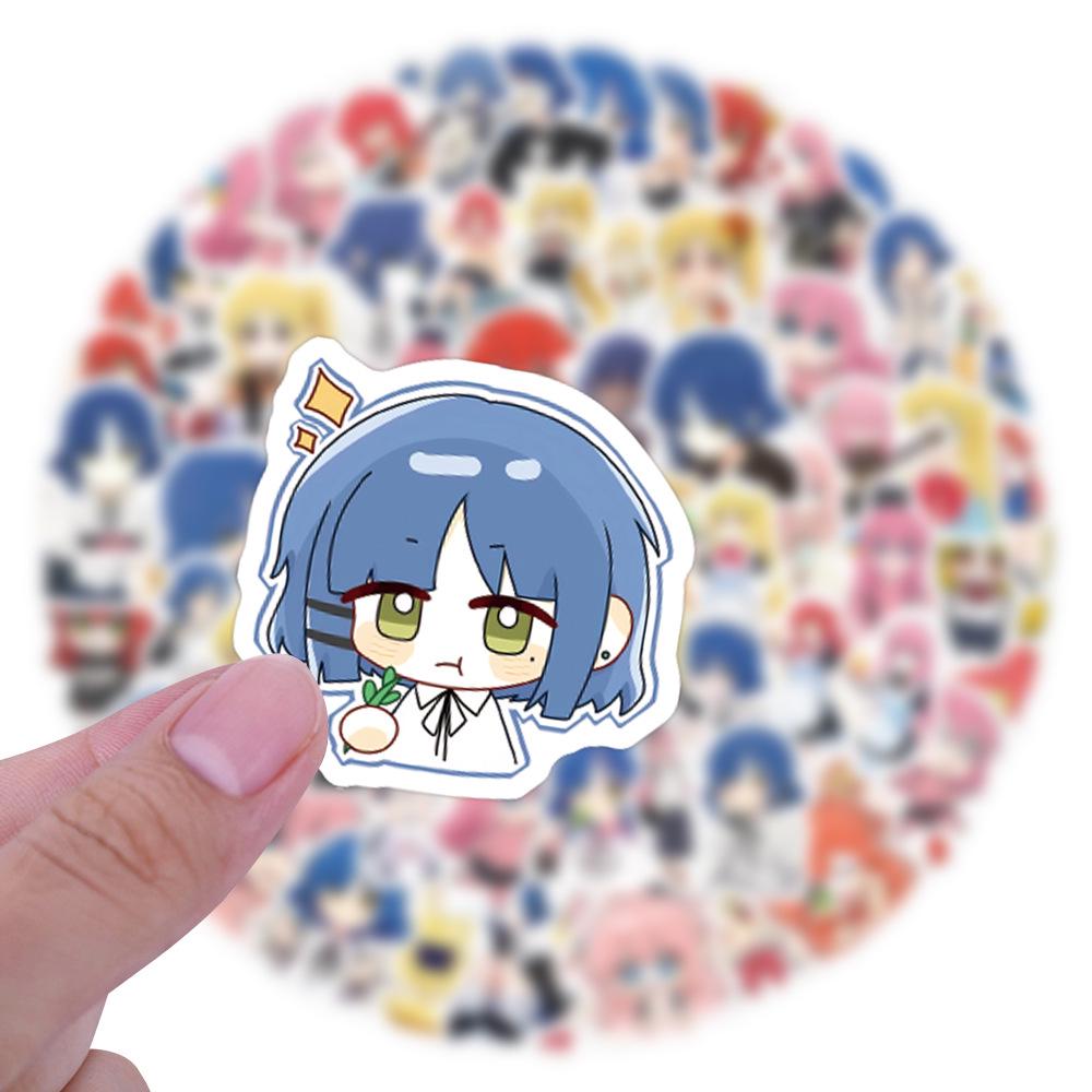 105 New Anime Graffiti Stickers: Lonely Rock Cartoon for Skateboard & Notebook Decoration