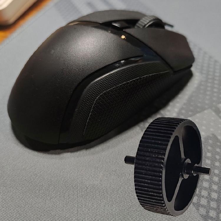 1PZ Ruota Mouse in Metallo Rulli Mouse per Basilisk X HyperSpeed Accessori Rulli Mouse