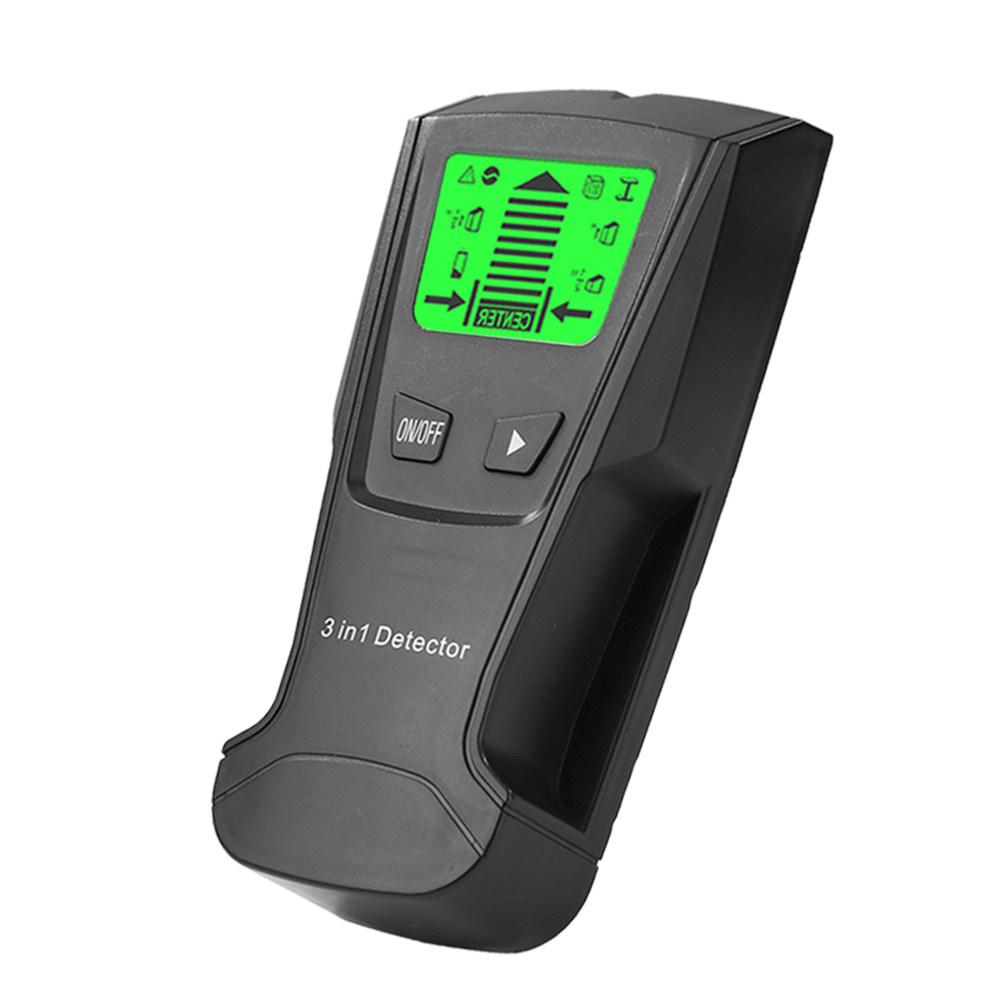 

Compact Handheld Metal Wood Stud Finder with Ac Voltage Detection Multi Scanner Wall Sensor for Studs Center чорний