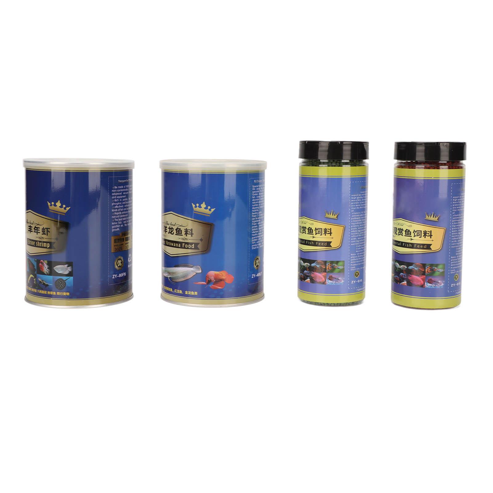 Nourriture pour poissons lyophilisée Crevettes de saumure Améliorant de couleur Flottant Aliment pour poissons d'ornement pour Arowana Poisson-perroquet sanguin