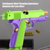 M1911 Carrot Children's Toy Gun F8 Automatic Shell Throwing Continuous Pistol Boy Toy Gun Soft Bullet