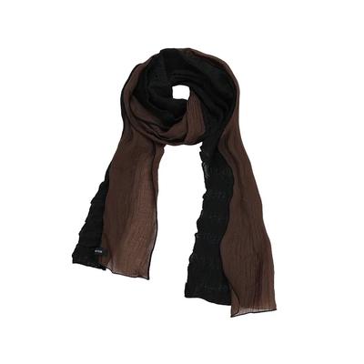 Two-tone Stitch Muffler_[BROWN]