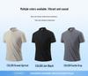 Men's Quick-Dry Outdoor Cycling & Hiking Shirt - Stand-Up Collar, Short Sleeve, Custom Logo Option