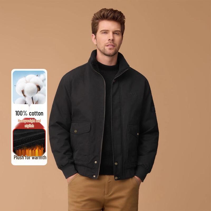 JEEP Men s Retro Loose-Fit Padded Winter Jacket 2XL