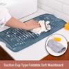 Foldable Silicone Washboard with Suction Cups - Non-slip, Soft, Multifunctional Bathroom Laundry Tool
