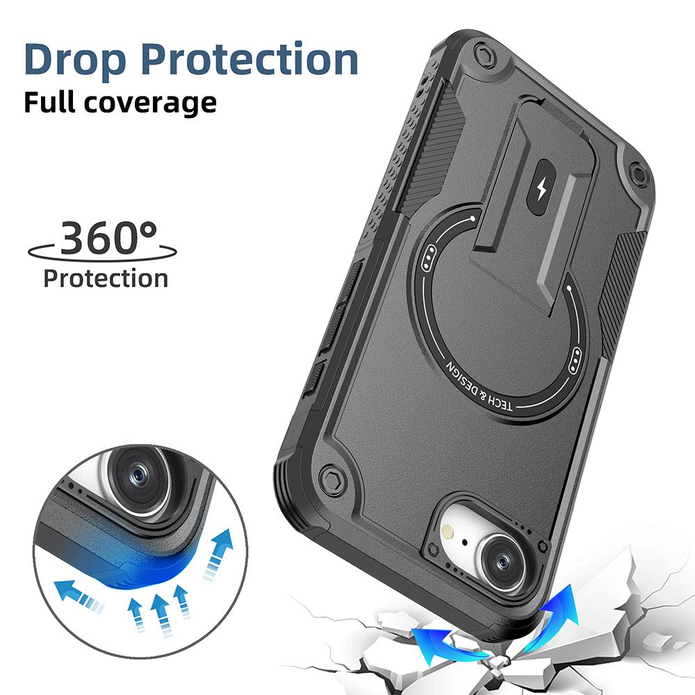 Bracket Holder Case for Iphone 16e Iphone16e 16 Pro Max 15 14 Plus 12 13 Drop Protection Mobile Phone Accessories Covers
