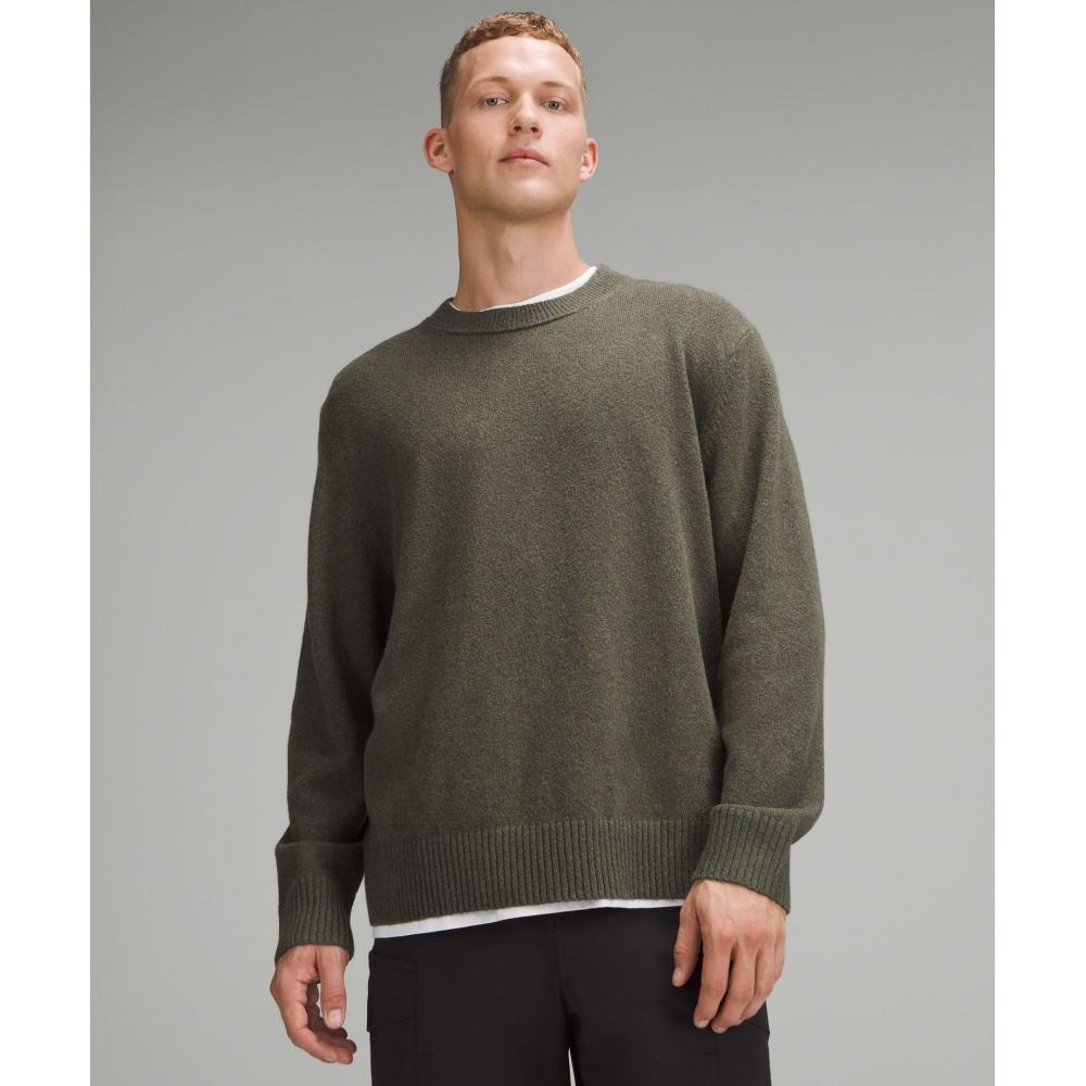 

Lululemon Relaxed Fit Knit Sweater Dark Forest XS