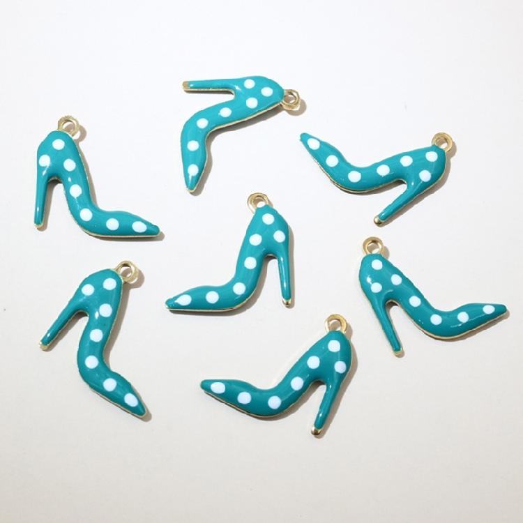 High Heel Shoe Jewelry Charm Stainless Steel Crafting Supplies For Handmade Accessories Key Rings And Bag Ornaments