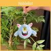 Whimsical Plush Monster Doll Keychain With Adorable Features And Colorful Chain Options