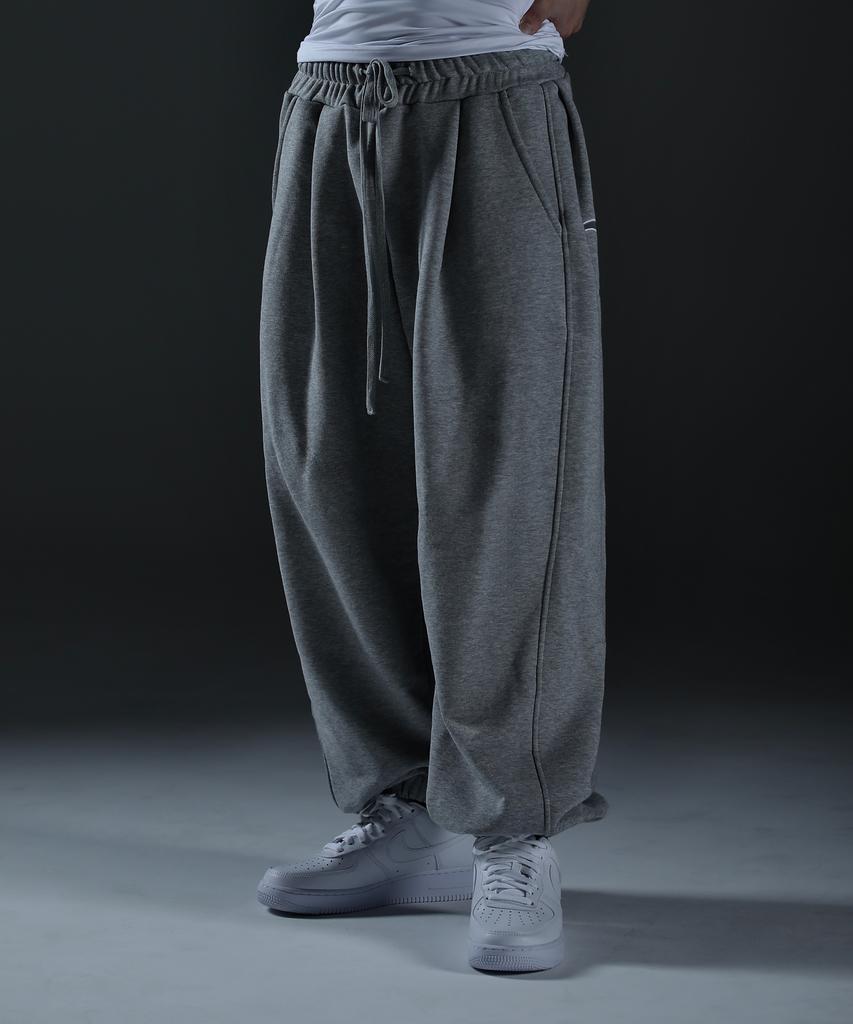 CARMID Wide Sweat Logo Pants [Gray]