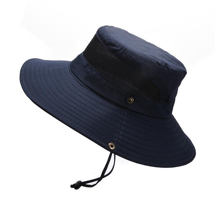 Rainproof Sun Hat Men and Women Sun Hat Bucket Hat Fashion Versatile Anti-ultraviolet Camping Fishing Fisherman Hat Men