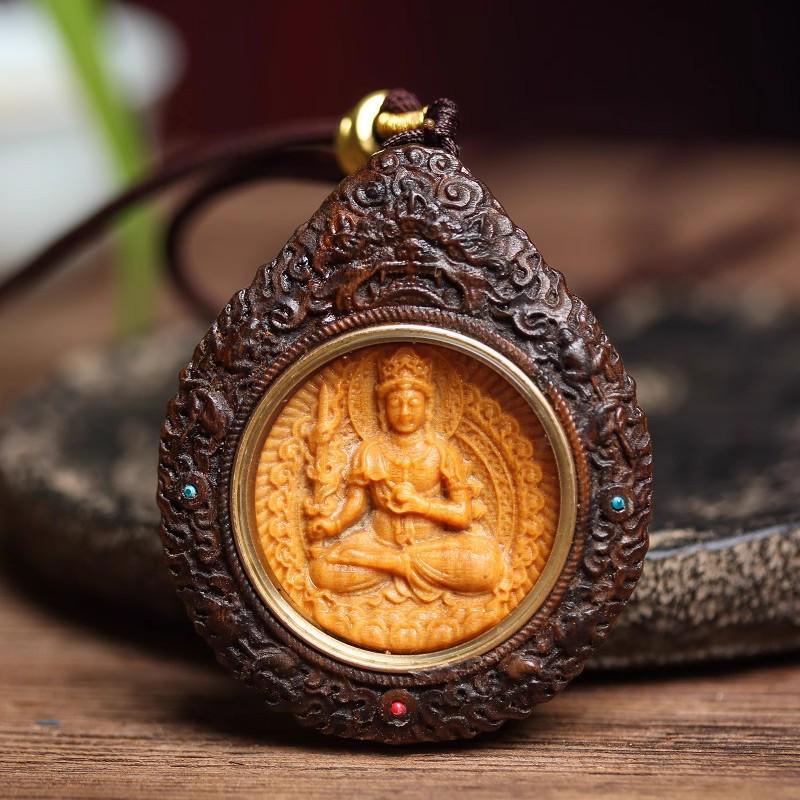 Chengui Zhao Gongming Martial God of Wealth Pendant Necklace – Five Ways God of Wealth Design for Men and Women