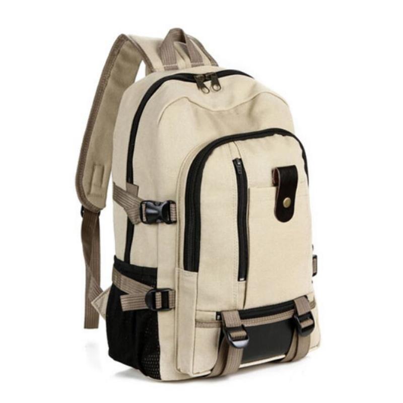 Hombre Retro Lienzo Mochila Mochila Viaje Deporte Mochila Portátil Hiking  Book Bag Mochilas comprar a buen precio — entrega gratuita, reseñas reales  con fotos — Joom