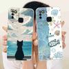 For Infinix Hot 10 Lite X657B Case Cute Cartoon Cat Print Silicone Back Cover For Infinix Hot 10Lite Phone Protection Cases