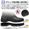 SOARHOPE Waterproof Snow Workman Winter Snow Boa Army Size Men's Boots, Style, Boots, High-Top, Lining, Non-Slip, Warm, Lightweight, 3E, Green, 25.0