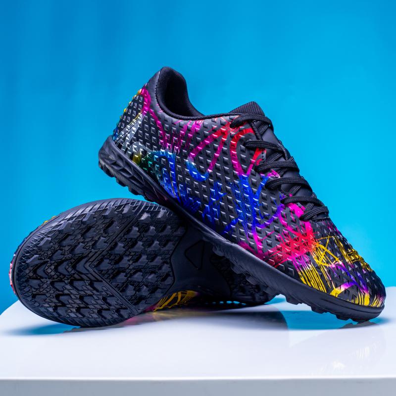 

Мужские молодежные футбольные бутсы Long Nails Sports Футбольные бутсы большого размера Молодежная спортивная обувь 37 чёрный