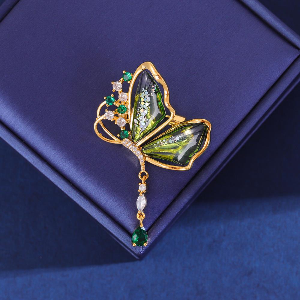 Senior brosjer blomst blad brosje pins for kvinner dress anheng mote brosjer smykker