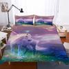 Super Soft Winter Bed Cover Sets 135x200 140x210cm Twin Baby Bed Bedclothes Double Single Bed Set Unicorn Crib Kids Bedding 3d