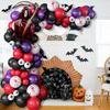 20.24 Million Halloween Balloon Chain Arch Set Halloween Blood Handprint Balloon Decoration Ghost Party Balloon Supplies