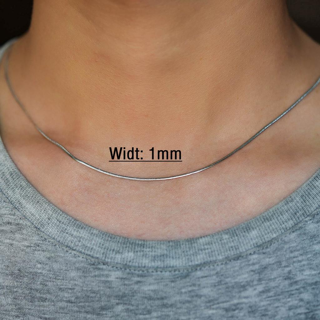 1mm/2mm Wide Stainless Steel Flat Herringbone Chain Necklace for Women Men Vintage Thin Choker Metal Jewelry Making Accessories
