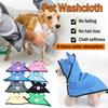 Pet Dog Thick Microfiber Cat Dog Bath Towel Quick-drying Pet Cloak Bathrobe